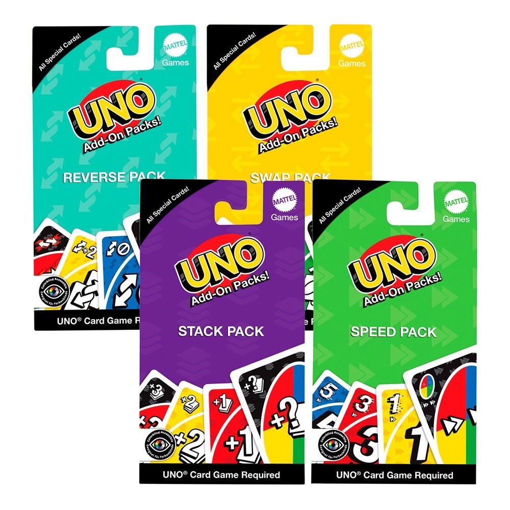  【18】 UNO遊戲卡擴充包（一套四種擴充、不單賣）