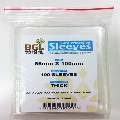 【16】牌套 6.6*10.0 (100張)